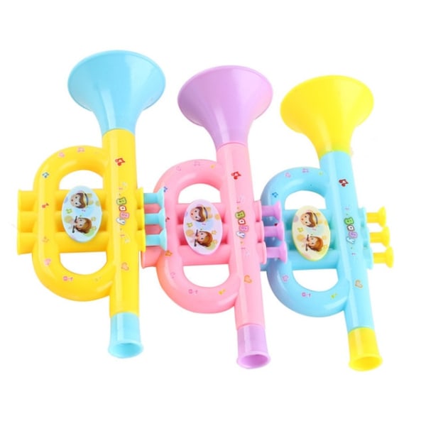 3 st baby leksakstrumpetinstrument