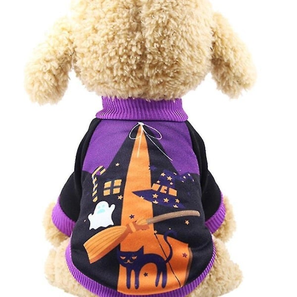 Husdjurskläder Hundsed för halloween Dunjacka T-shirt för Chihuahua Puppy Yorkshire Terrier Pu Princess