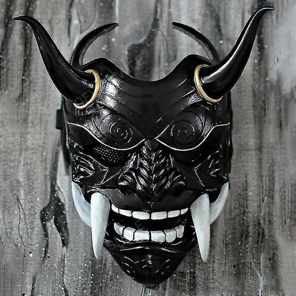 Samurai Mask Japanska Masker Skräck Anime Halloween Kostymer Prop