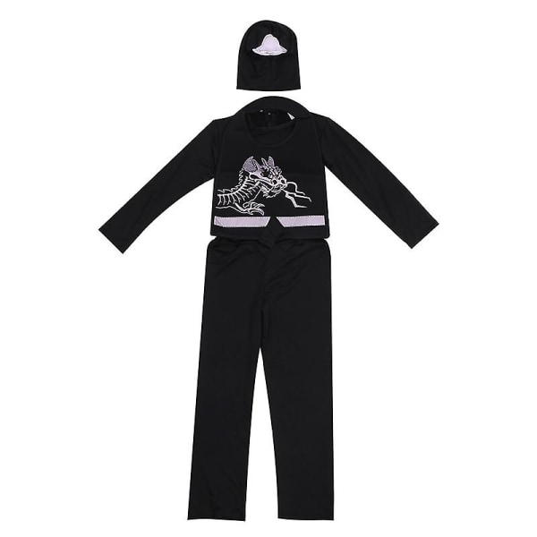 Ninja Cosplay Halloween kostym för barn S L