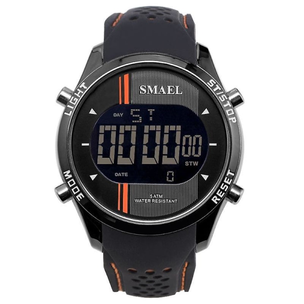 SMAEL 1283 digital watch LED män Sport utomhus silikonrem Militär hane