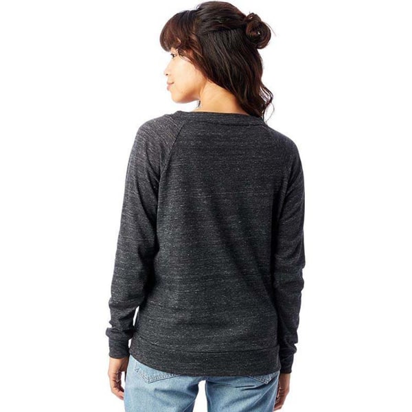 Alternativa kläder Dam/Dam Eco-Jersey Slouchy Pullover X Eco Ivory Eco Black XL