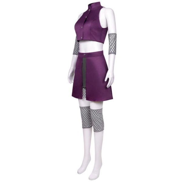 Konoha Ninja Village Yamanaka Ino Cosplay kostym och skor Hoka Only Shoes M Only Costume 44