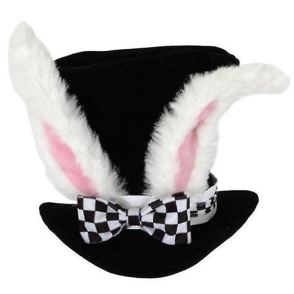 Påsk sammetsmössa Plysch Bunny Ears High Hat Prom Dress Up Party Hat