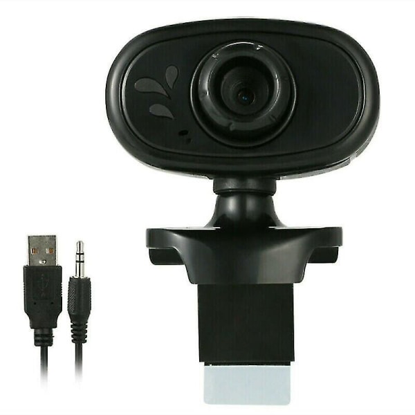 HD-webbkamera USB -webbkamera med mikrofon Videokamera för PC Stationär Bärbar Mic