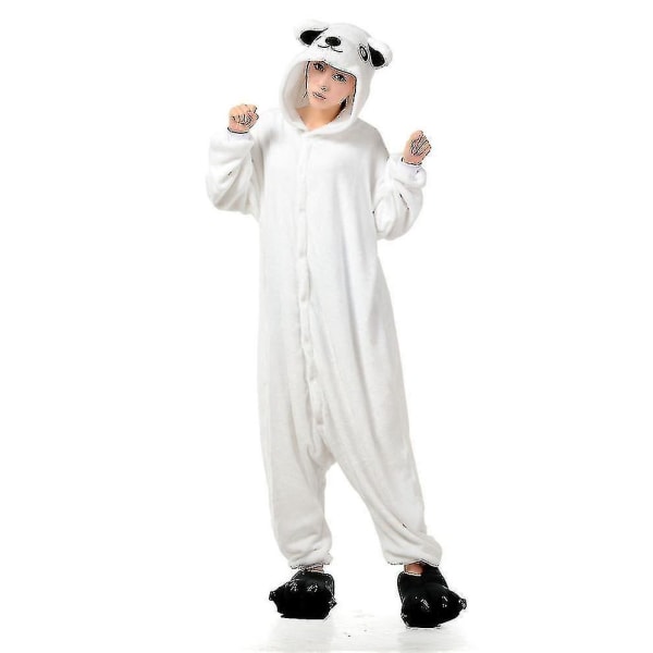 Hksng Kigurumi Djur Vuxna Katt Björn Haj Onesies Pyjamas Tvättbjörn Kostymer Drake Jumpsuit Jul Polar Bear