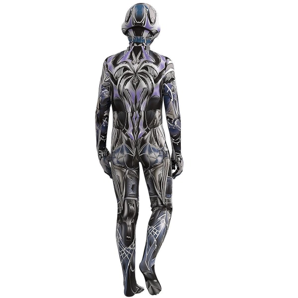 Venom Suit Cosplay Kostym Party Jumpsuit Monterade Barnkläder 100cm 120cm