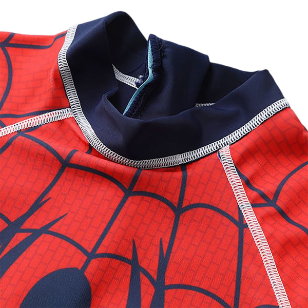 Spiderman Kids Baddräkt Cosplay Kostym hjälte Baddräkt Blue M S