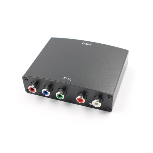 1080P YPBPR till HDMI Video Audio Converter Komponent till HDMI RGB till HDMI Converter Adapter för DVD PS