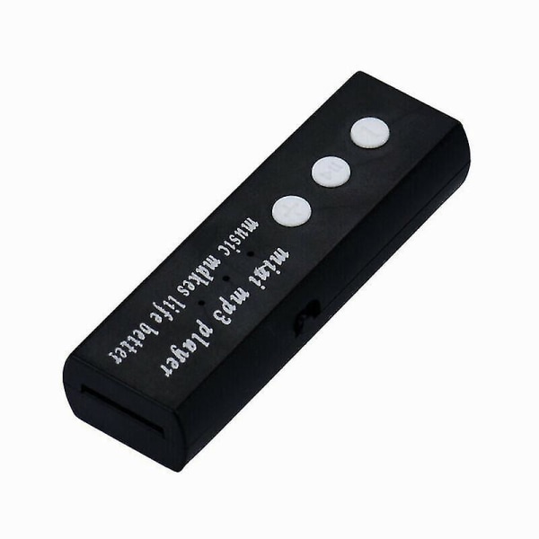 Bärbar Mini USB -klämma Digital Mini Mp3-musikspelare Stöd 16GB SD TF-kort