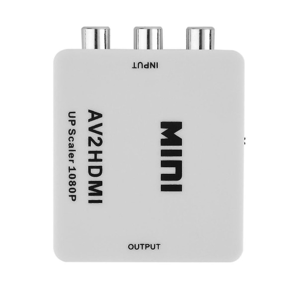 Mini Rca Av Till Hdmi Converter Adapter Komposit Av2hdmi Converter 1080p DVD