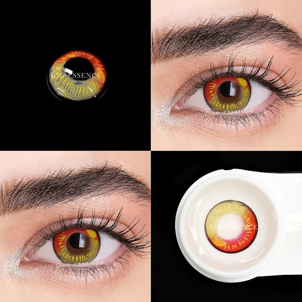 1 par färgade kontaktlinser Cosplay linser Anime