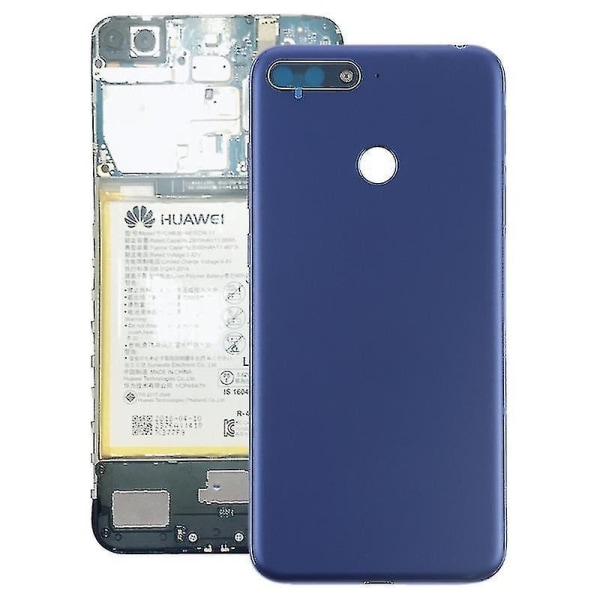 Bakre cover med sidoknappar för Huawei Y6 (2018) (blå)