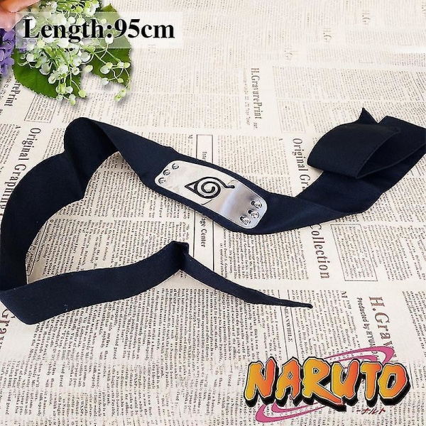 Naruto Headband With Cosplay Logo, Gold-plated Ninja Headdress F E