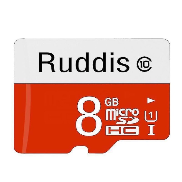 Ruddis 8GB High Speed ​​Class 10 TF/Micro SDXC UHS-1(U1) minneskort