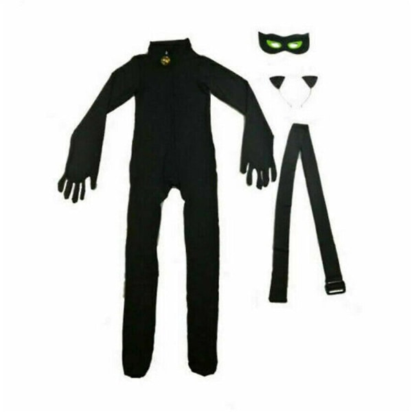 Cosplay Cat Noir Barn Bodysuit Black Cat Halloween Set M L