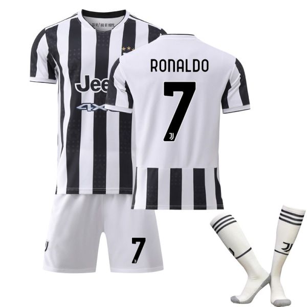 Juve tröja 22 23 fotbollströja set NO.7 Ronaldo M(170-175cm)