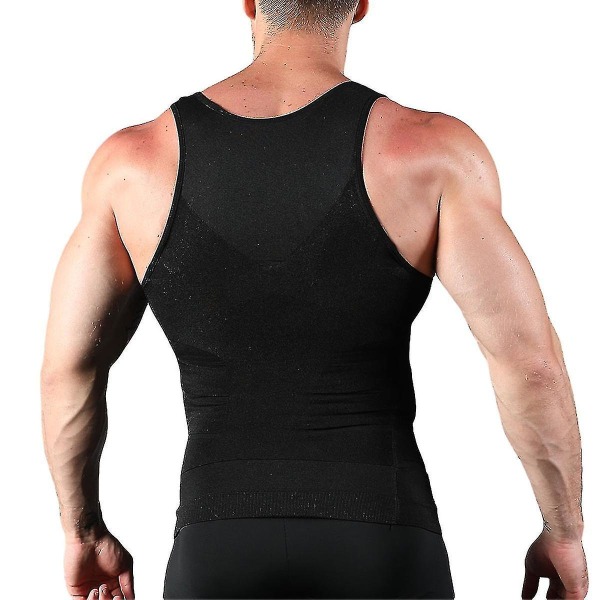 Slimming Body Shaper-väst för män Compression Gym Shapewear