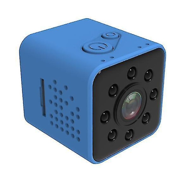 SQ23 Ultra Mini DV Pocket WiFi 1080P videokamera med IR Night Vision 30m Vattentät (blå)