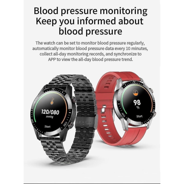 Smart Watch Chronus TK28, IP68 vattentät pekskärm för iOS Android