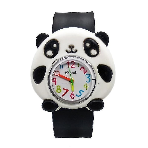 Tecknad watch, baby och klocka (svart/vit)