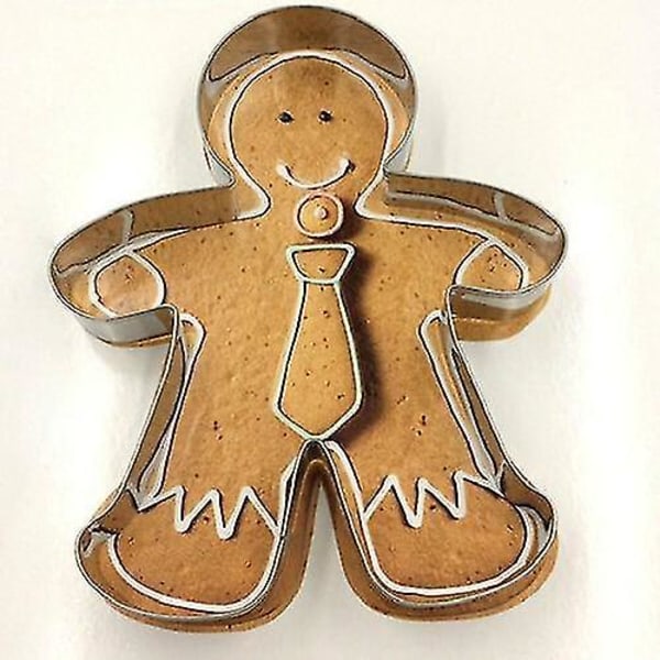 Tala Gingerbread Man Cutter - pepparkaksskärare tala rostfritt stål
