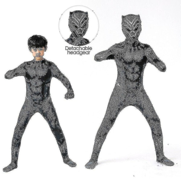 Kids Venom Superhero Costume D Black panther