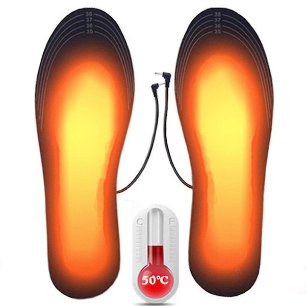Uppvärmda innersula USB Winter Warm Shoe Insole För män/kvinnor
