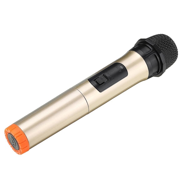 Professionell UHF trådlös mikrofon Karaoke LCD-mottagare System Stark pickup