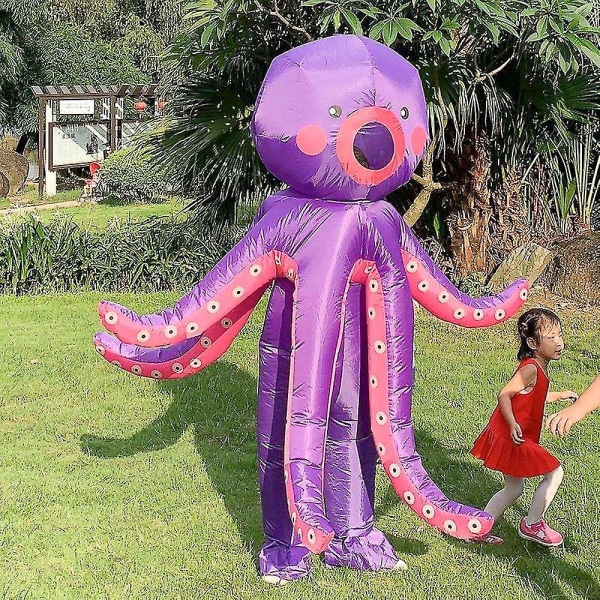 Rolig uppblåsbar kostym Cosplay Clown Cow Bear Octopus