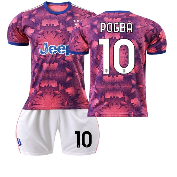 22 Juventus tröja away NO. 10 Pogba tröja #28