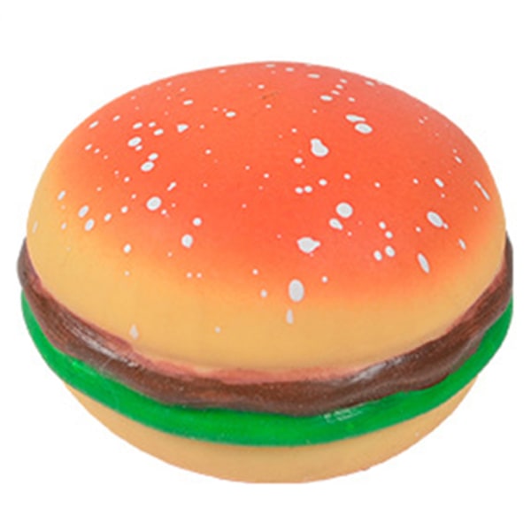 3D dekompression hamburgerboll Drop-skydd Robust matleksak Hållbara roliga prydnadsföremål Burger