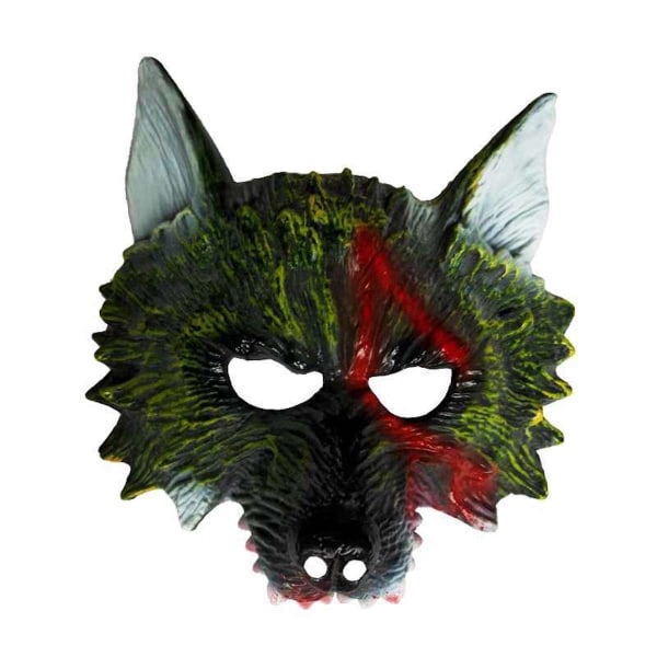 Wolf Mask Cosplay kostym rekvisita för Halloween Party Show