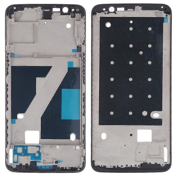 Frontkåpa LCD ramramsplatta för OnePlus 5T (svart)