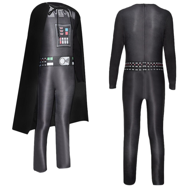 Star War Kostym Kid Storm Trooper barn Cosplay Halloween Black size-120 size-150