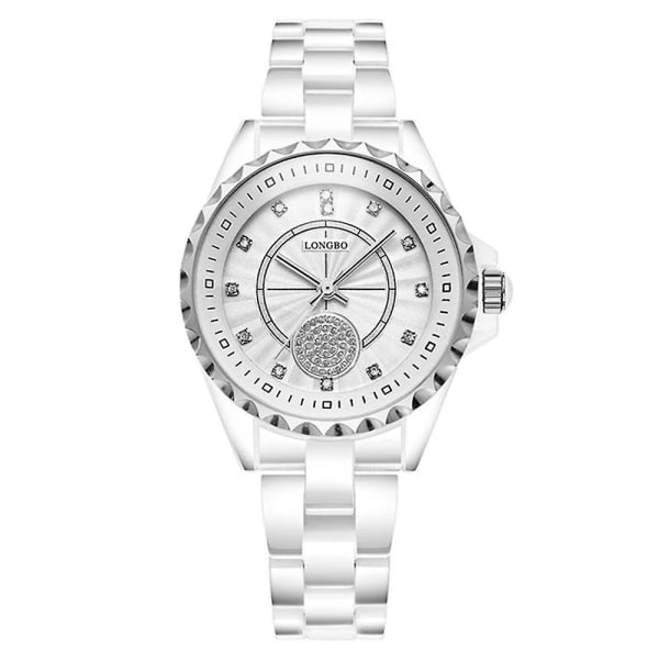 LONGBO 80027 Crystal Quartz Watch Utsökt Urtavla Casual kvinnor Watch