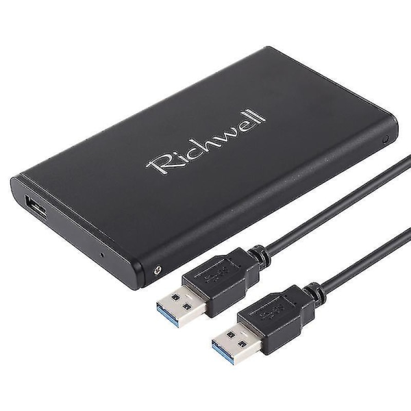 Richwell SATA R2-SATA-250GB 250GB 2,5 tum USB3.0 Super Speed ​​Interface Mobil hårddisk