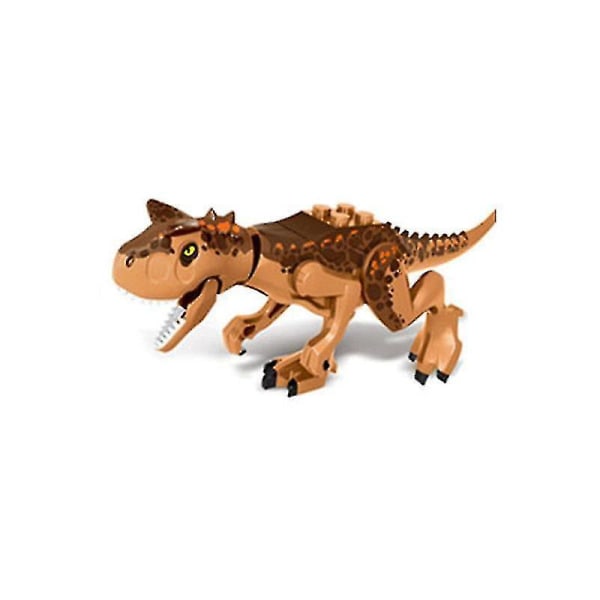 8 st Tyrannosaurus Rex, Brontosaurus, Spinosaurus Brachiosaurus, pedagogisk montering för barn