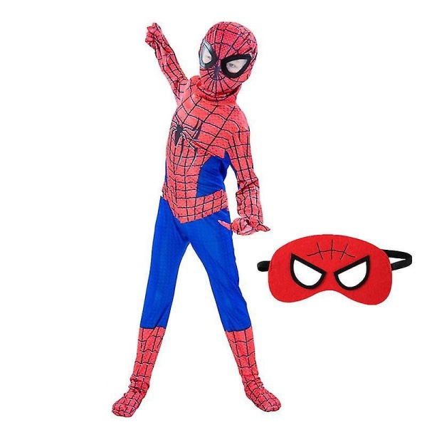 Avengers Venom 2 Superhjälte Cosplay Jumpsuit Barn Halloween/karneval Svarta Spiderman Tights