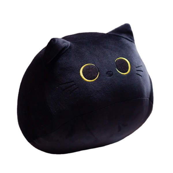 Söt svart katt plysch kudde jul soffa Dekor Xmas Ornament