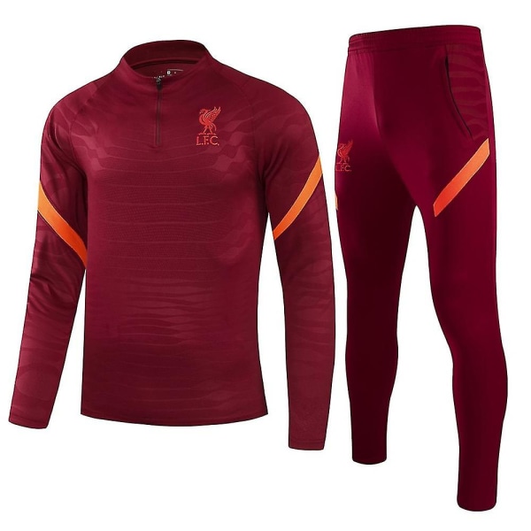 2122 Liverpool Jersey Set Lfc vuxen barn fotboll långärmad xxl