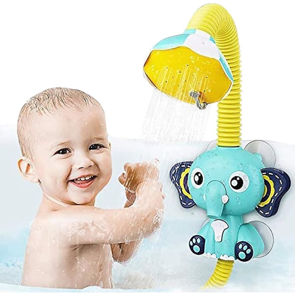 Baby Elektrisk dusch - Badduschhuvud för barn Sucker Elektrisk dusch Regnhuvud