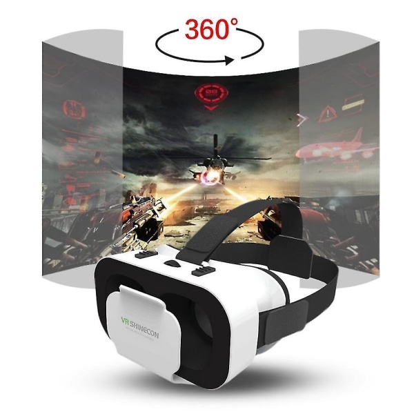 VR Shinecon 5:e generationens VR-glasögon 3D Virtual Reality Lättviktsbärbar box|3D-glasögon