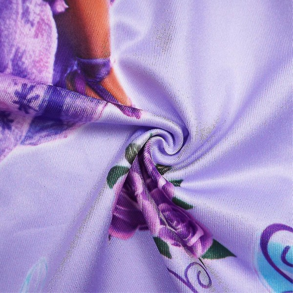 Flickor Encanto Isabela Sovkläder Princess Dress Sommar Nattklänning Födelsedagsfest Finklänning Purple
