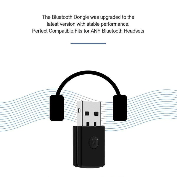 3,5 mm Bluetooth 4.0 + Edr USB Bluetooth Dongle Senaste versionen av USB adapter