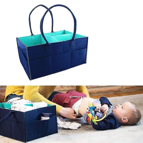 Baby Caddy Organizer för skötbord, bil, badrum, Cadi tygväska |Förvaringsväskor