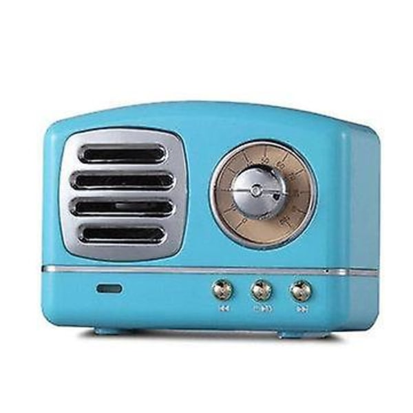 HIFI Mini Retro Trådlös bluetooth högtalare Bärbar FM-radio TF-kort