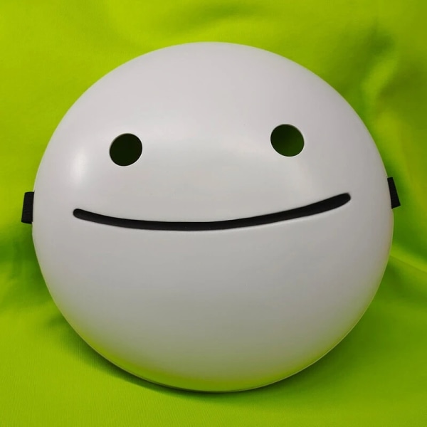 Cartoon Smile Dream Mask Anime White Helmet Cosplay Mask