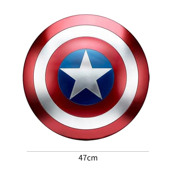 Captain Shield Metal Vuxen Amerika Kostym Cosplay Väggdekor 47*47cm