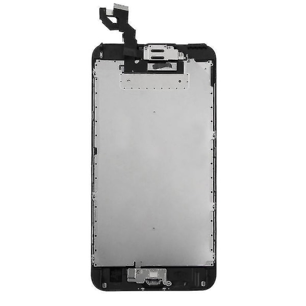 LCD-skärm och digitaliserare komplett med frontkamera för iPhone 6s Plus (svart)
